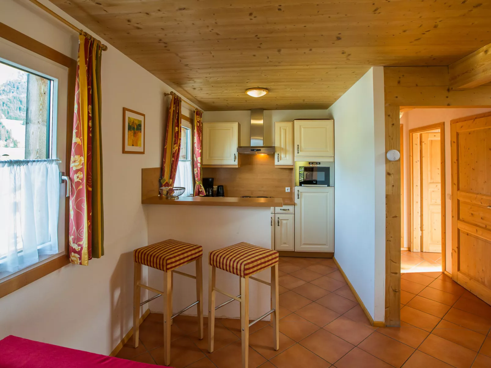 Mit 3 Schlafzimmern 8 Personen-Drinnen