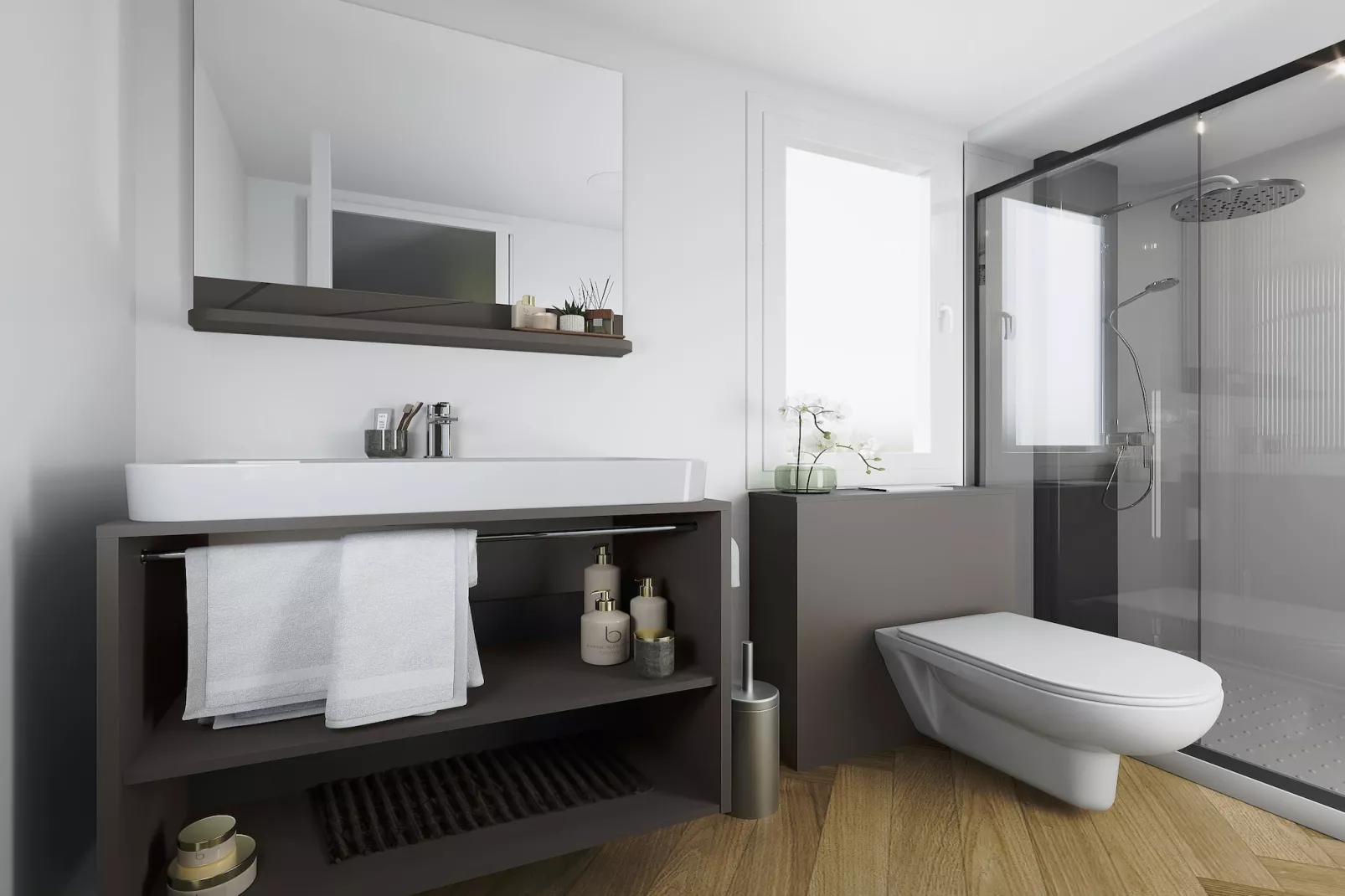 Aminess ATEA Camping Resort - Njivice - AMBER LUXURY Holiday home 5 Pers 40m2-Bathroom
