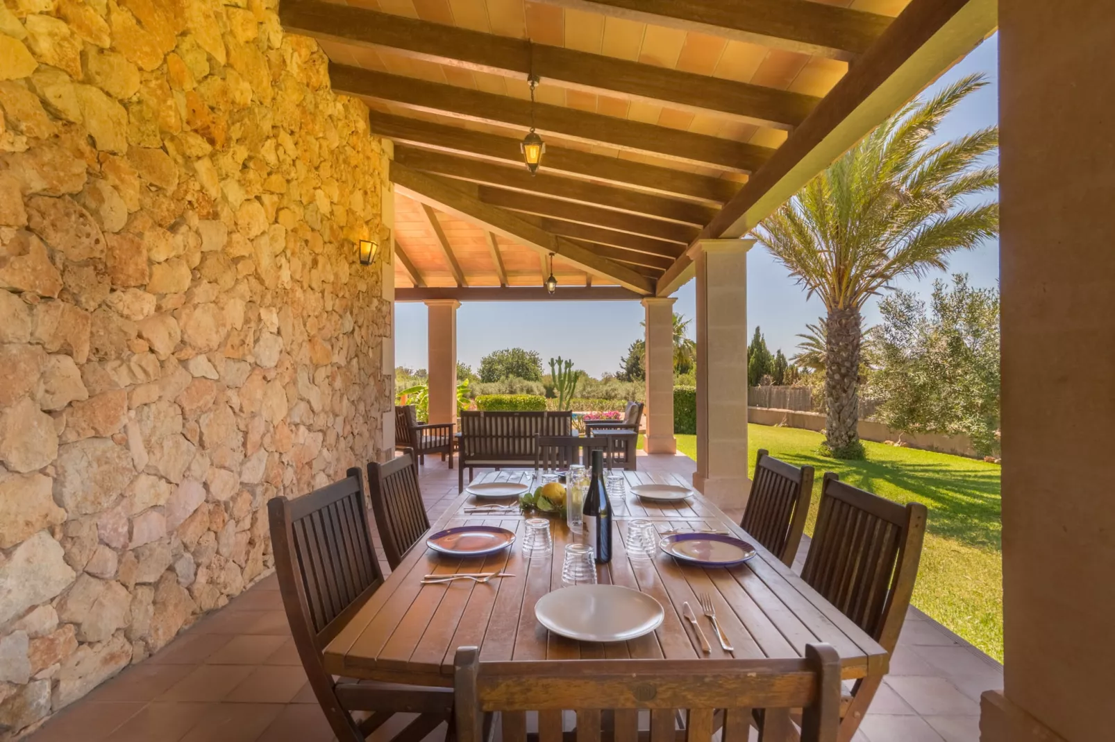 S'hort d'Or, Finca 5StarsHome Mallorca-Terrassenbalkon