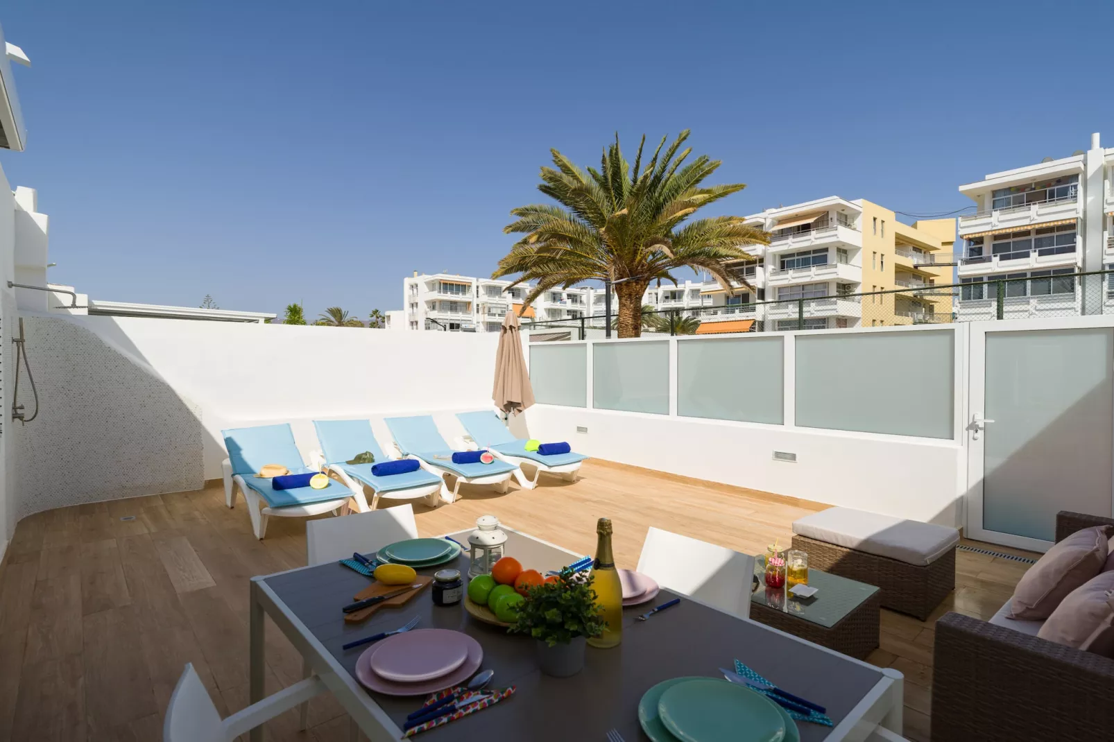 SEASIDE HOME PLAYA DEL INGLES-Terrasse