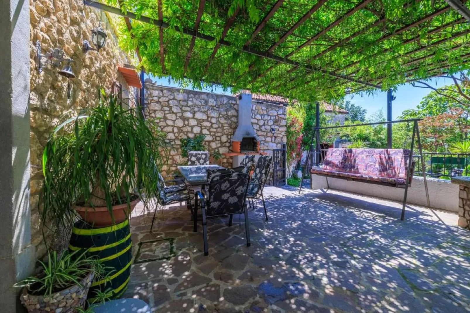 Holiday Home Bribirka-Balcon-terrasse