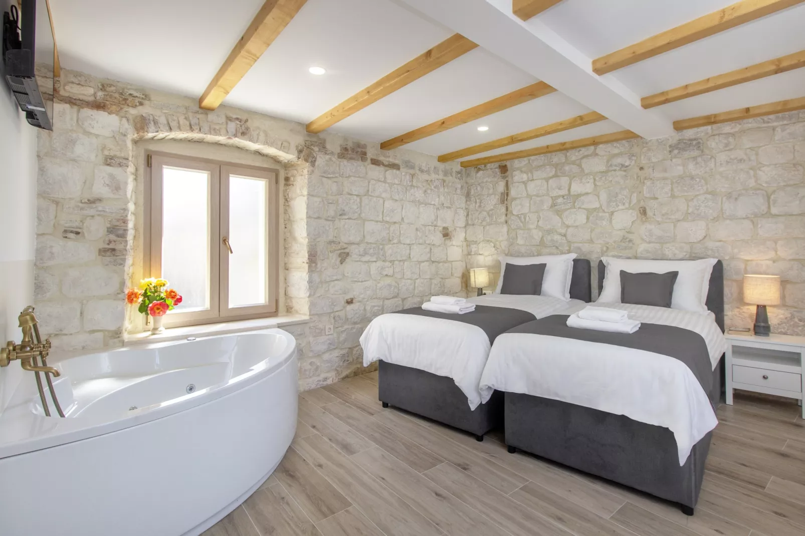 Stone House Trogir-Bedroom