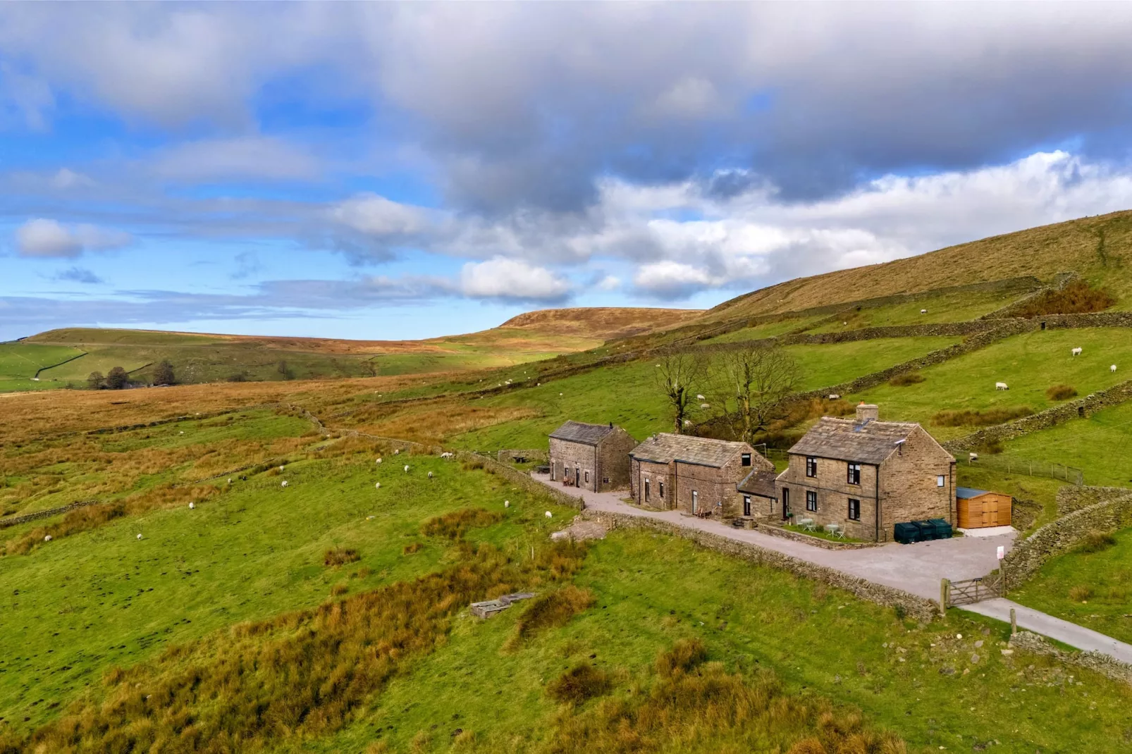 The Cottages Collection at Blackclough Farm-Gardens summer