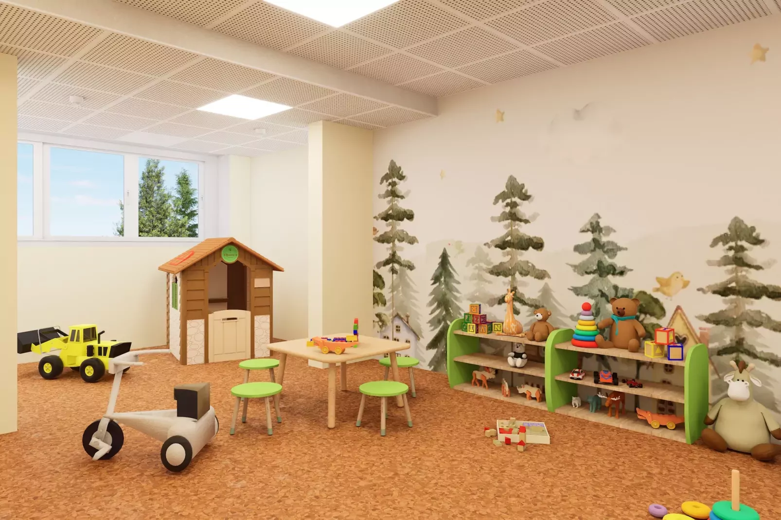 IFA Schöneck Ferienpark - 2 Raum App View/ AP2V mit Balkon-Parkeinrichtungen
