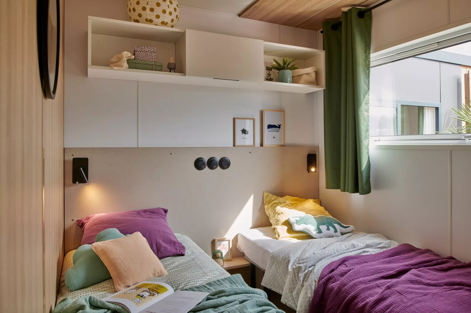 Camping L'Air Marin Vias-Plage  Mobilhome TULUM 3CH-Schlafzimmer