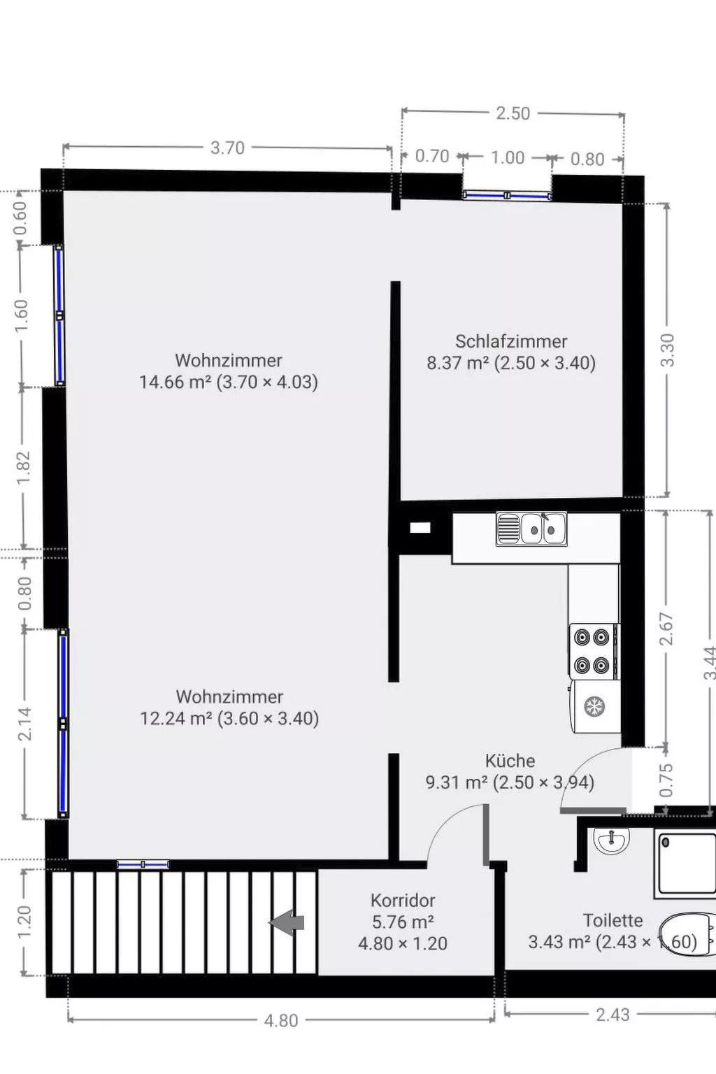 Chalet Bifigen-Draußen