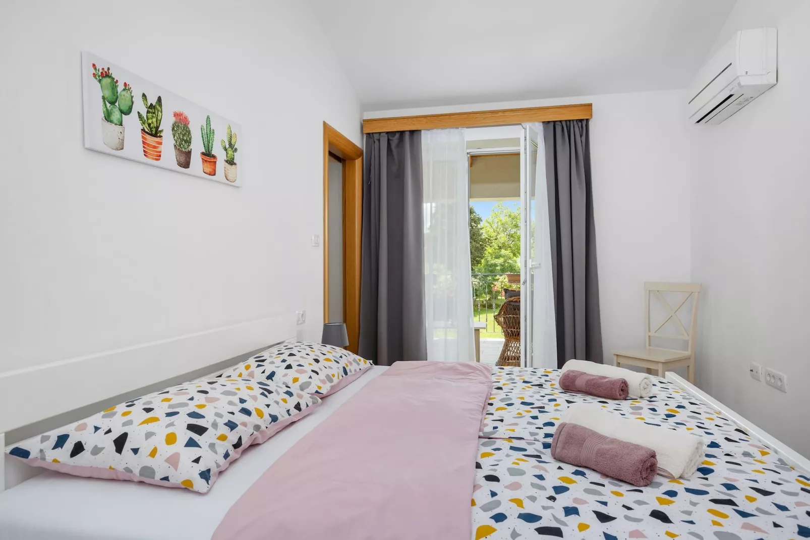 Villa Katarina - Old Stone House with Private Pool-Bedroom
