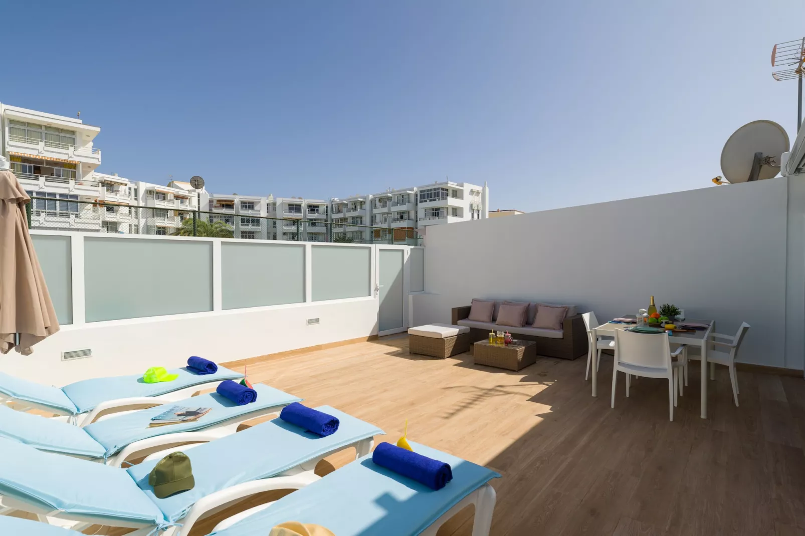 SEASIDE HOME PLAYA DEL INGLES-Terrasse