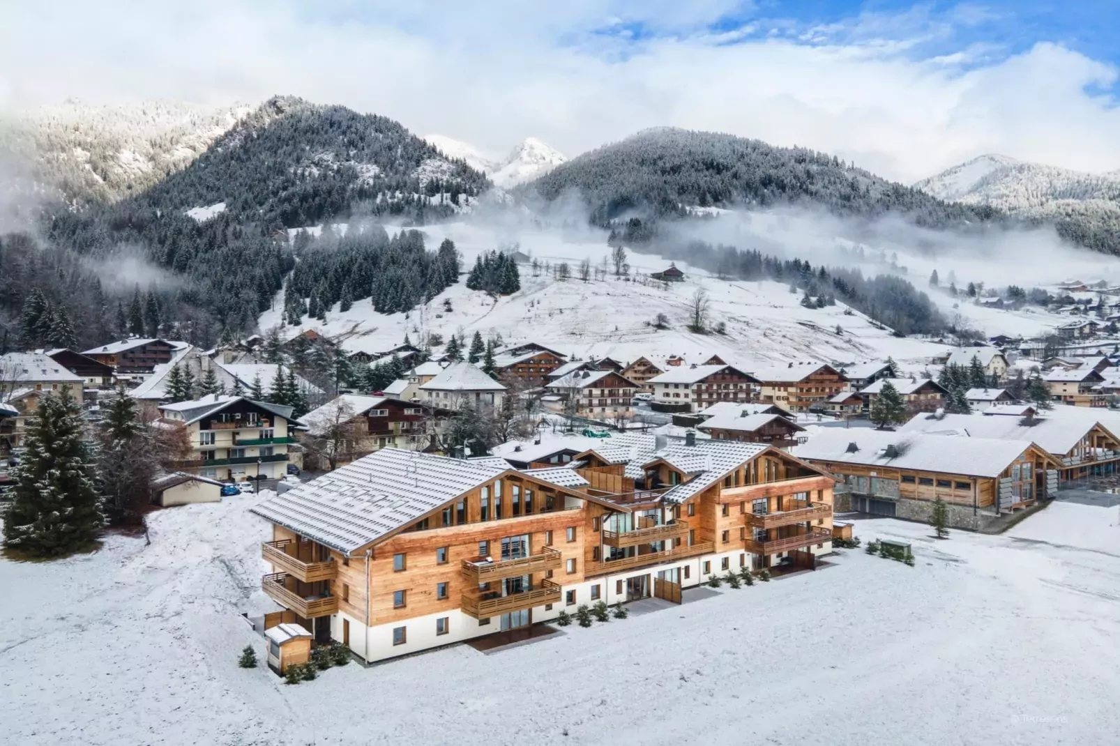 CHAPELLE DABONDANCE Le Flocon Blanc A48P-Extérieur hiver