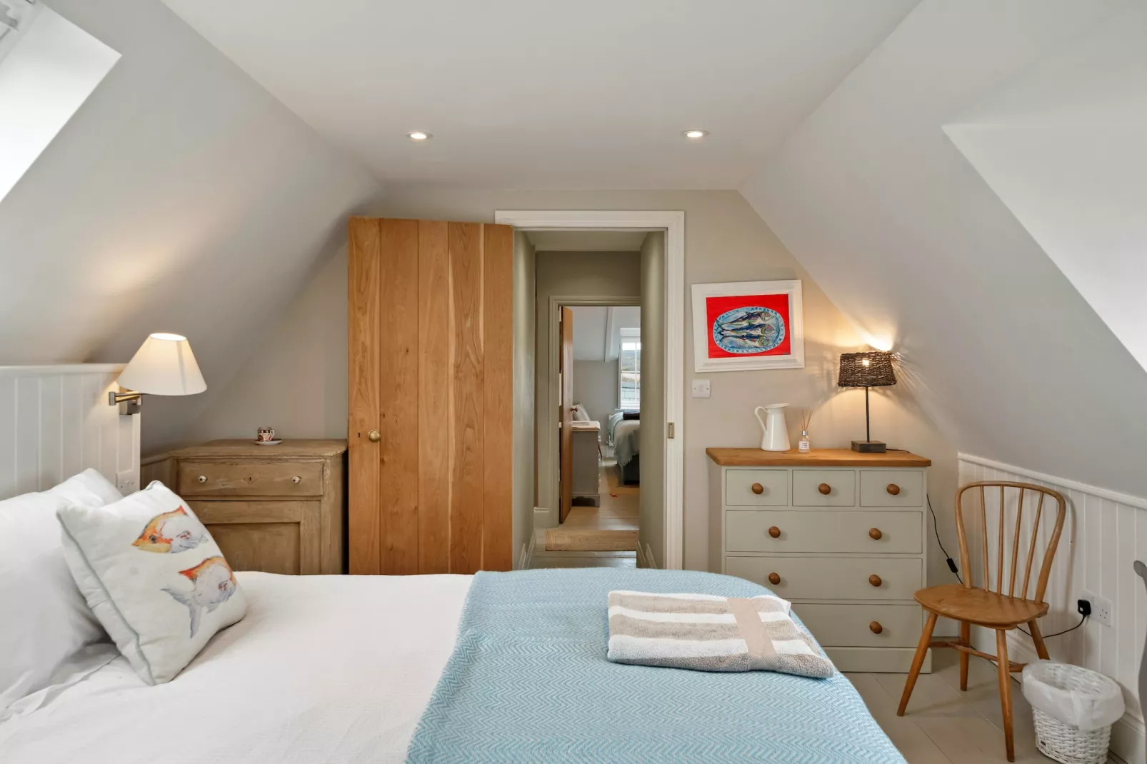 St Eval School House-Bedroom