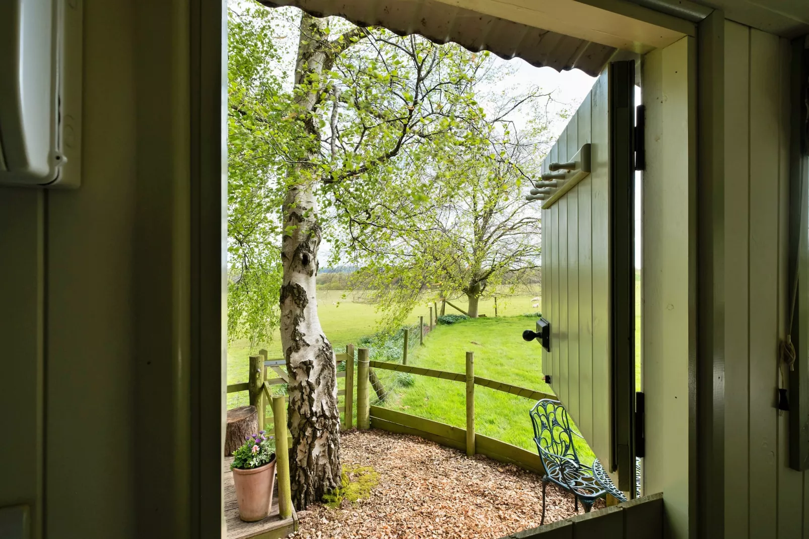 Hay and Hedgerow Glamping-View summer