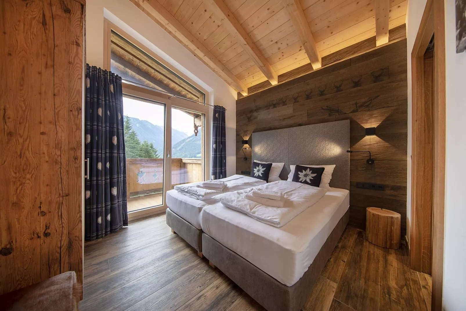 Nationalpark Chalet Rosenspitze-Schlafzimmer