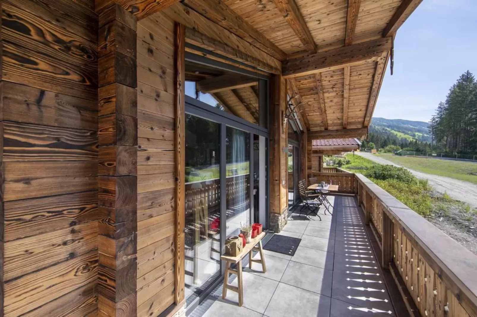 Nationalpark Chalet Keeseck-View in summer