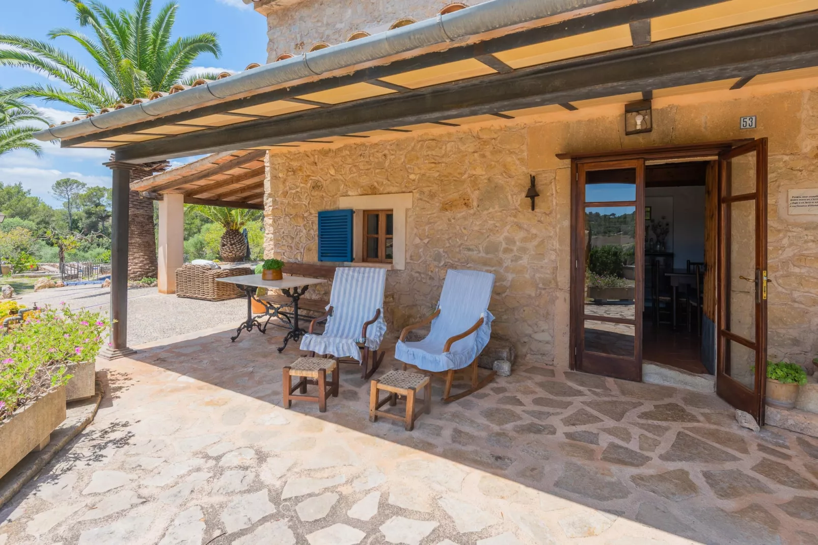 Hortella (ecofinca)-Terrassenbalkon