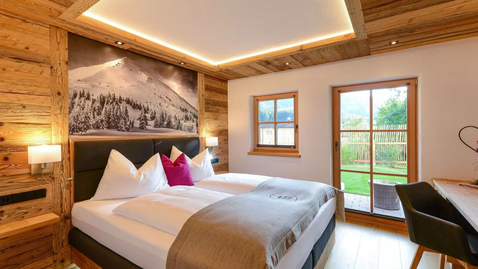 Gamslodge-Schlafzimmer