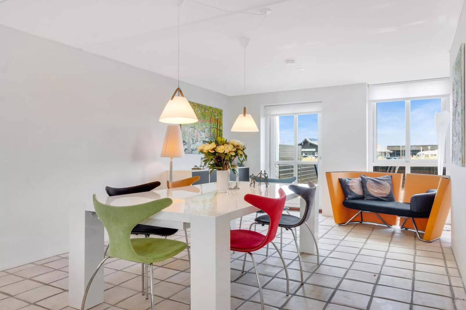 Beach holiday home in Løkken-Indoor