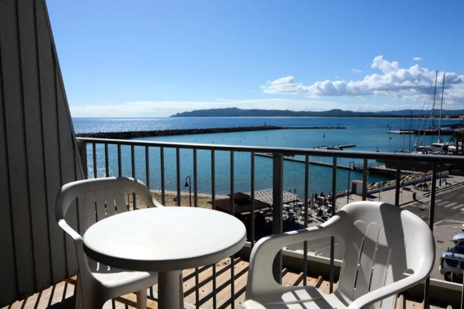 Studio à L'Estartit-Terrassenbalkon