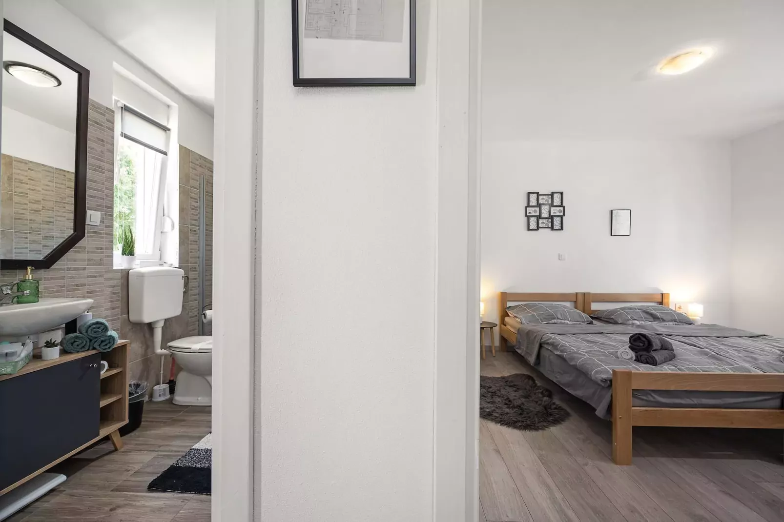 Villa Jakov with Private Pool-Bedroom