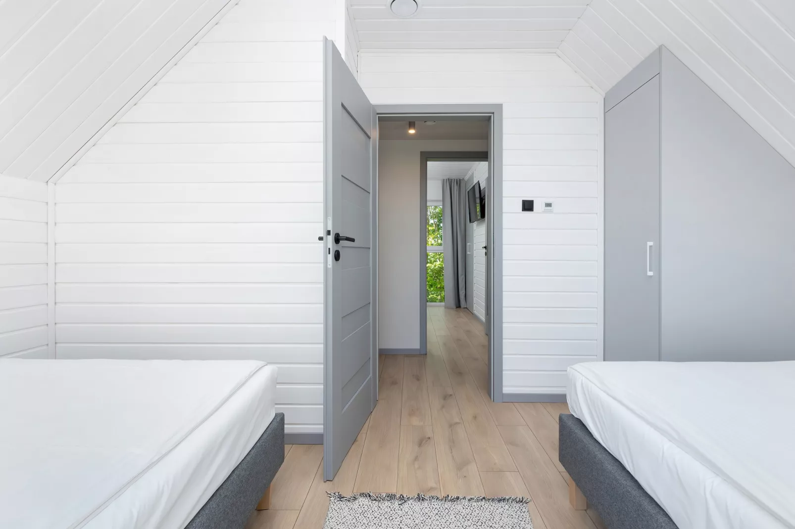 Villa Hoff Ferienhäuser Domek 6 Pers-Schlafzimmer