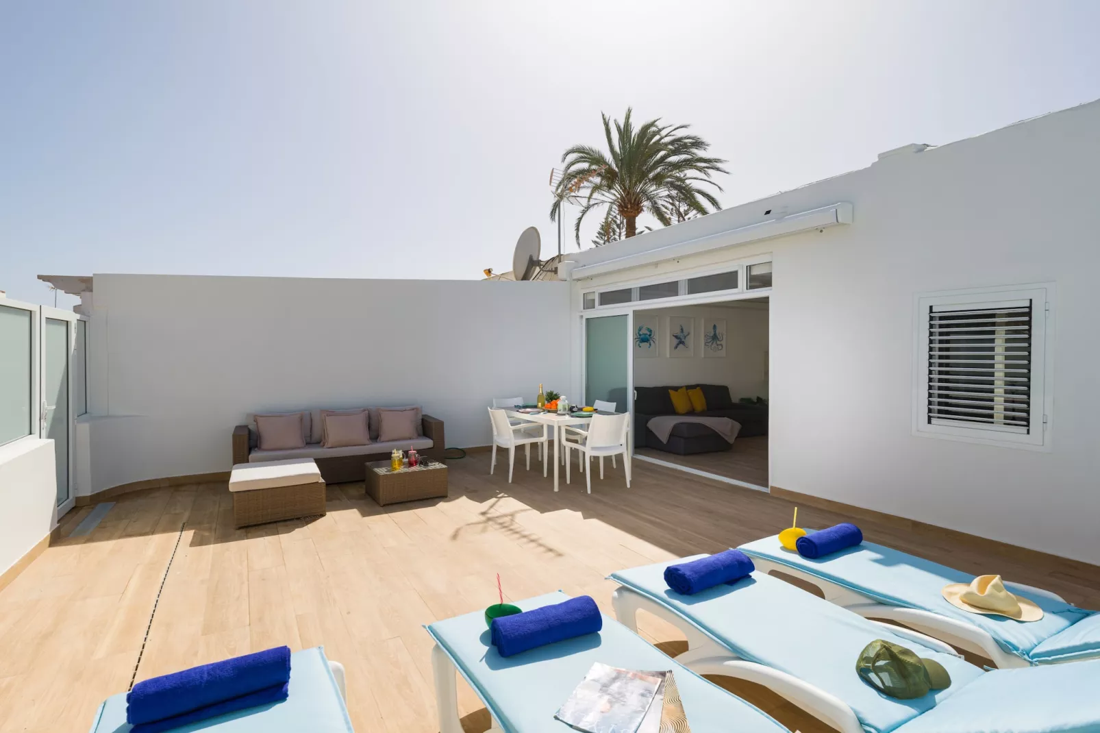 SEASIDE HOME PLAYA DEL INGLES-Terrasse