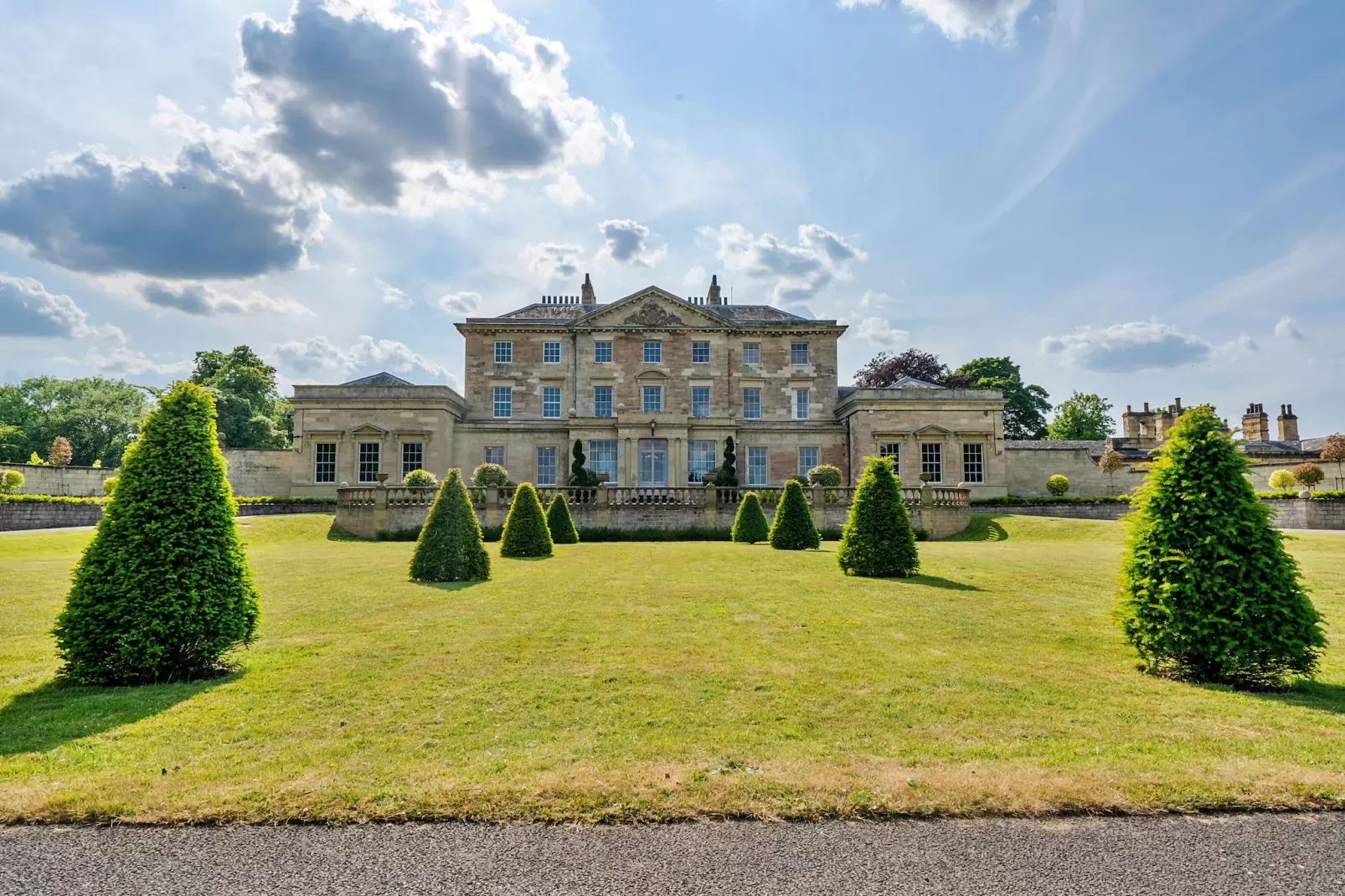 Hickleton Hall-Außenbereich