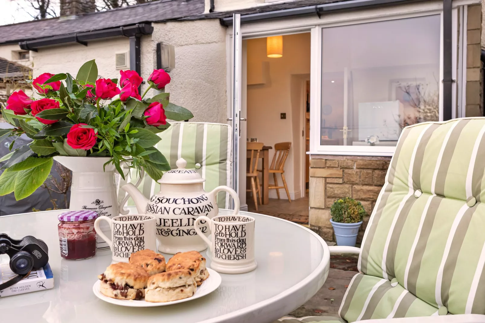 Two Storrs Cottages-Terrace