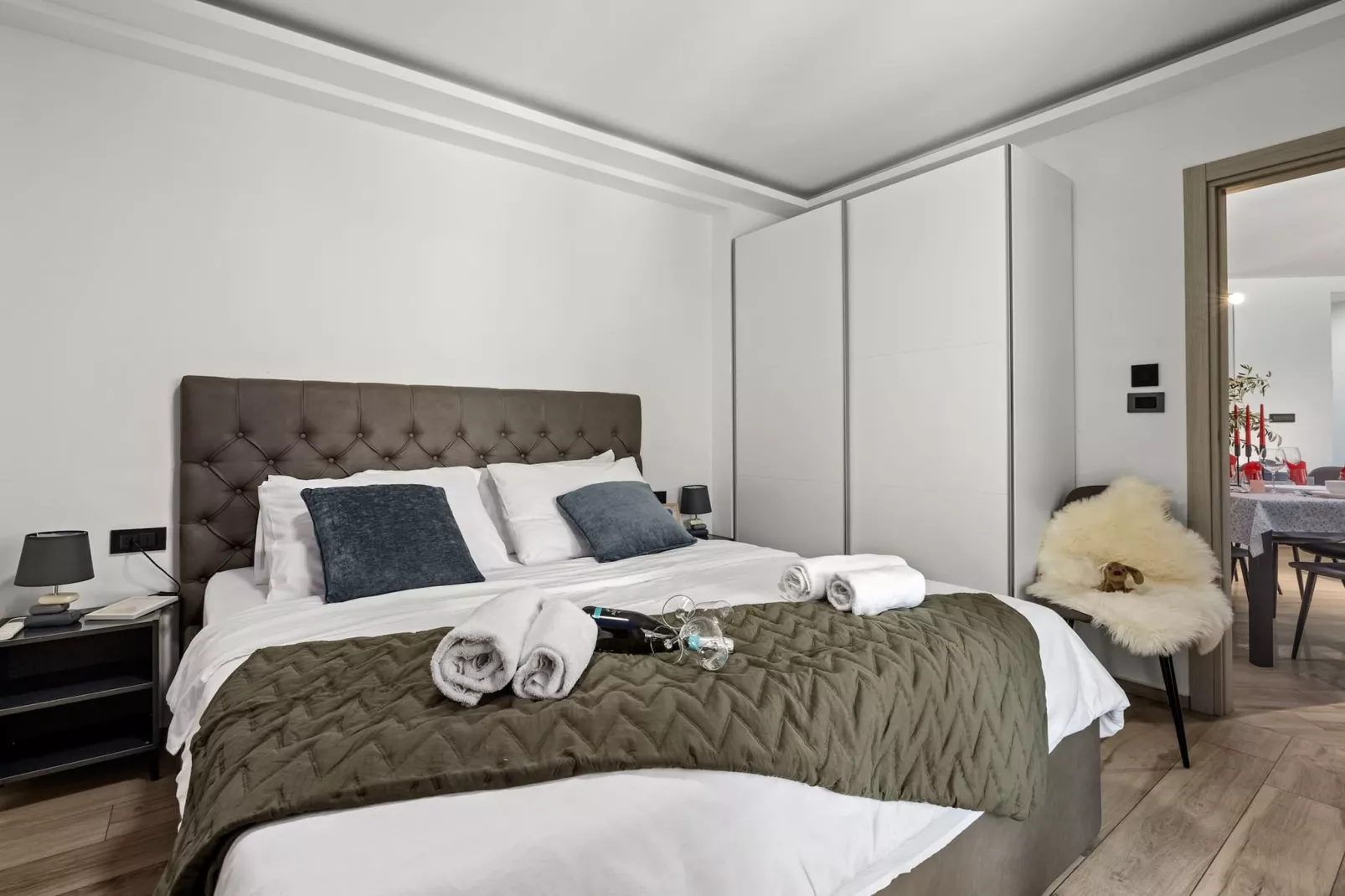 Villa Speranza with Private Illuminated Pool-Bedroom
