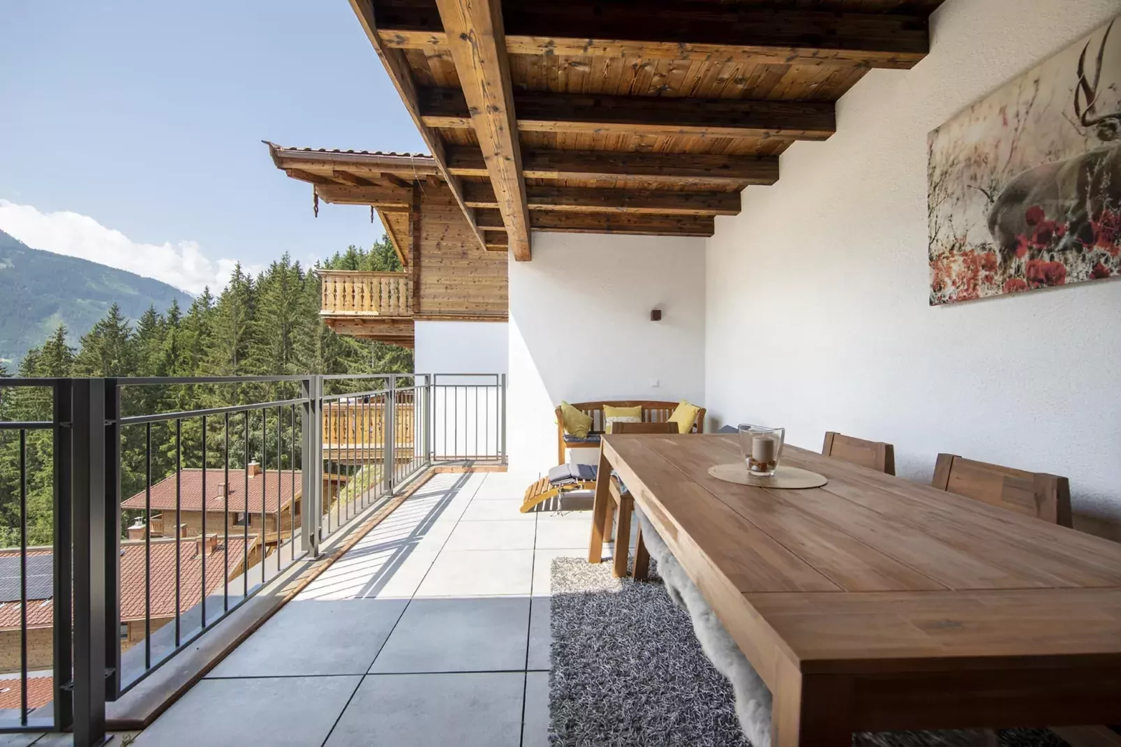 Nationalpark Chalet Zollspitze-Balcon-terrasse