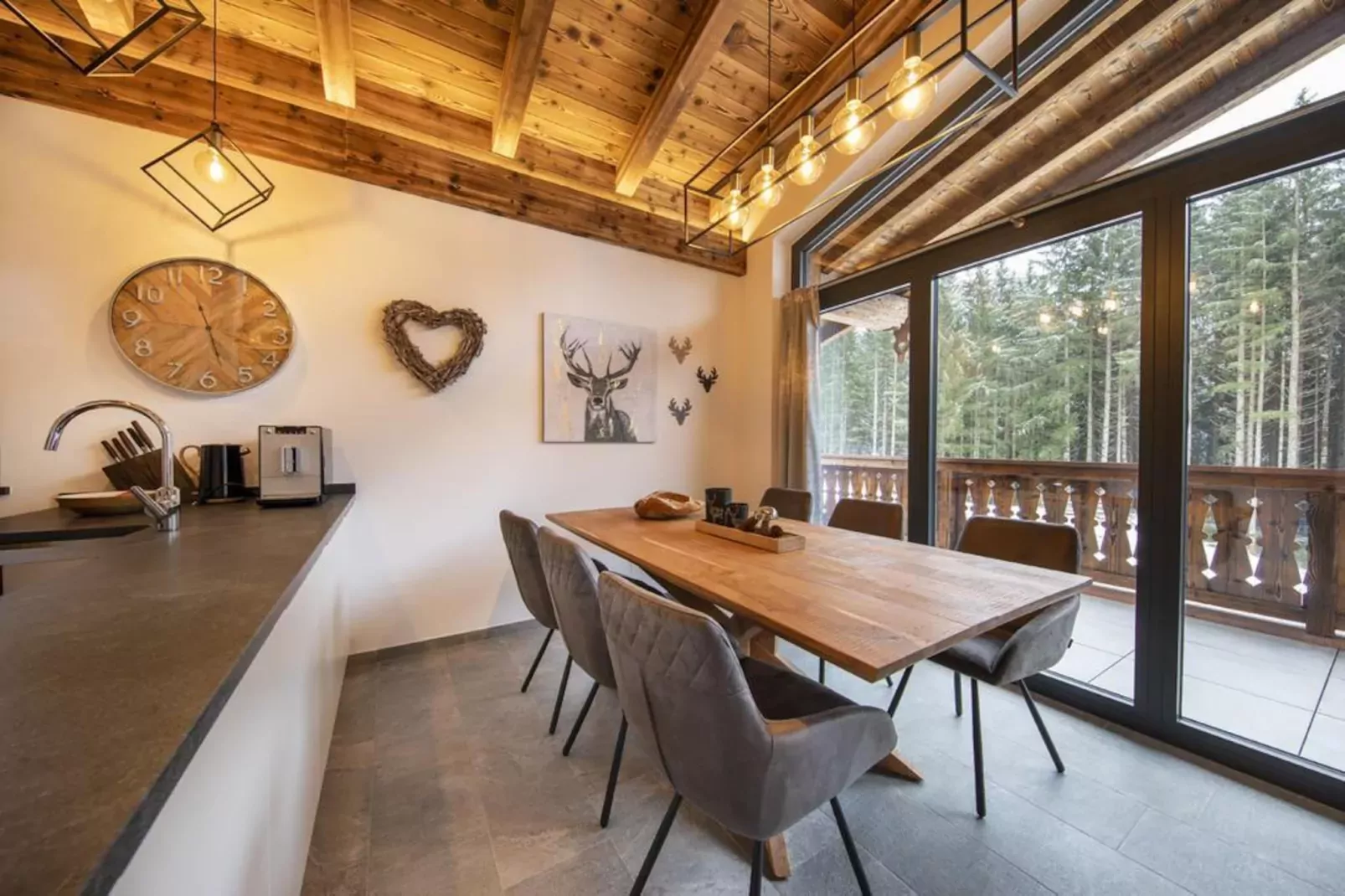 Nationalpark Chalet Keeseck-Dining room