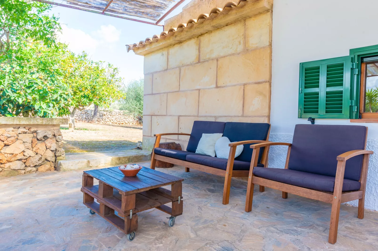 Barranc De Son Fullós-Terrassenbalkon