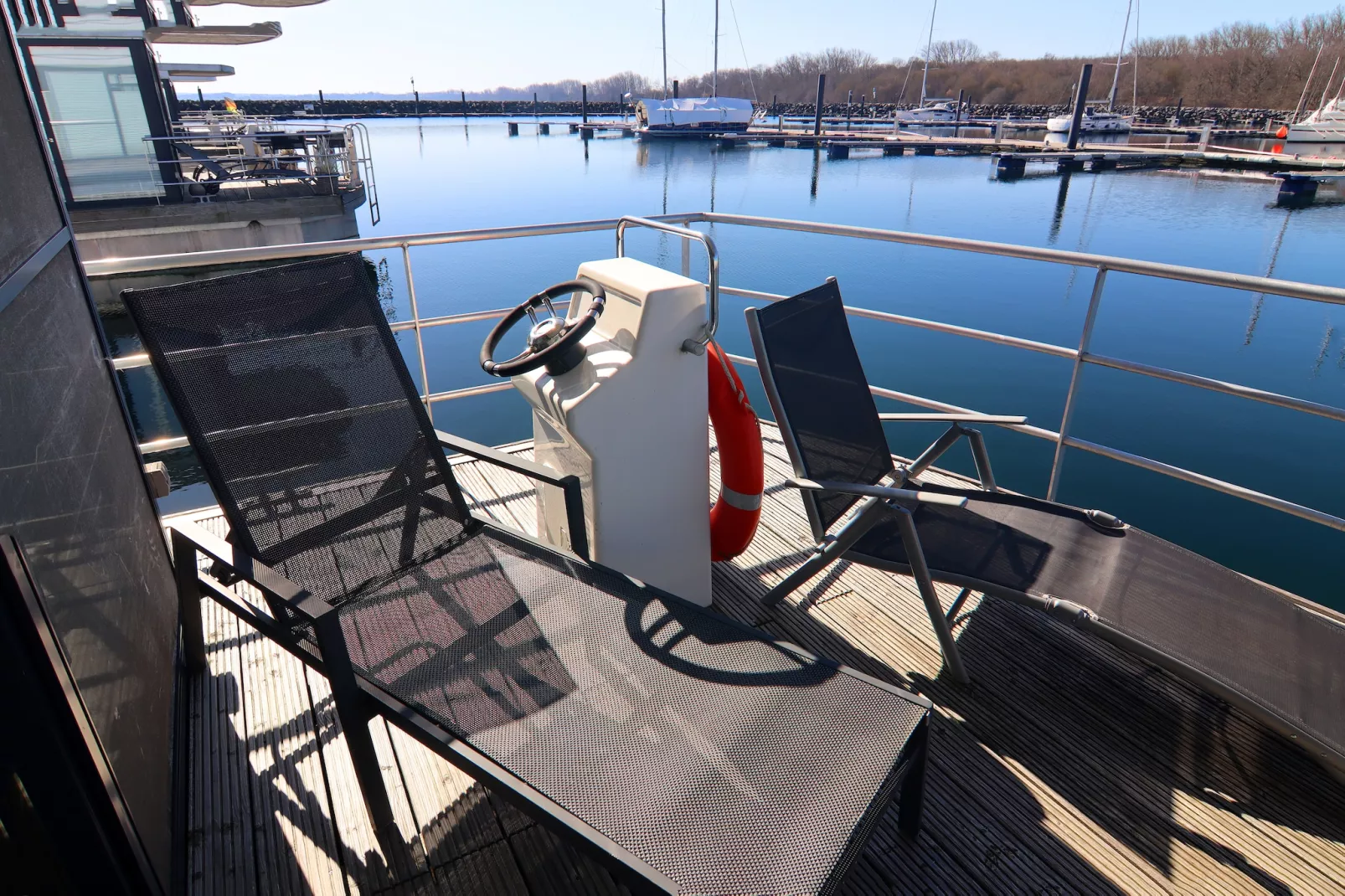 Hausboot Family & Friends LP 3 / 3 Personen-Terrace balcony