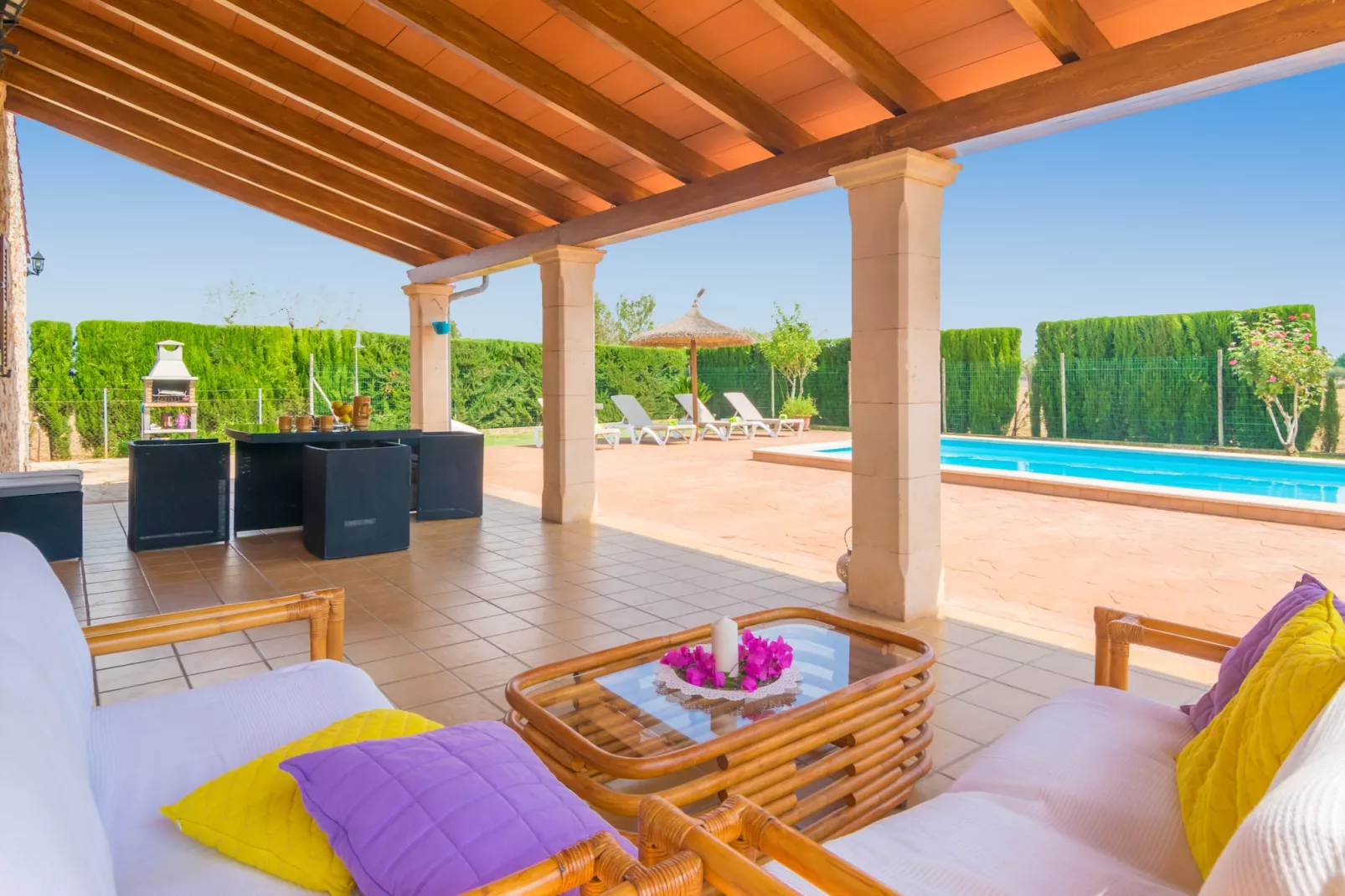 Can Grau Petit-Terrassenbalkon