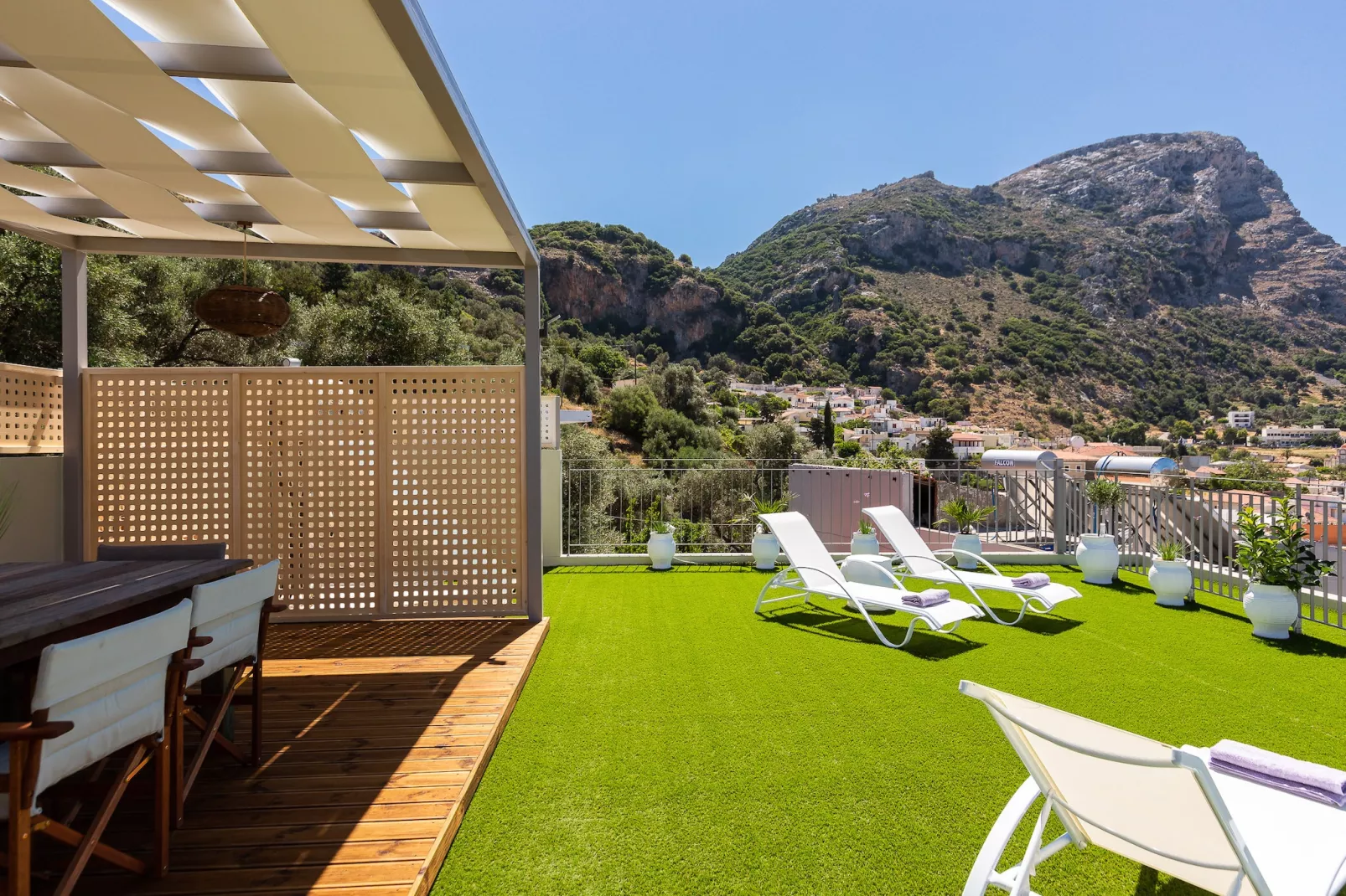 Stefanakos House-Terrasse