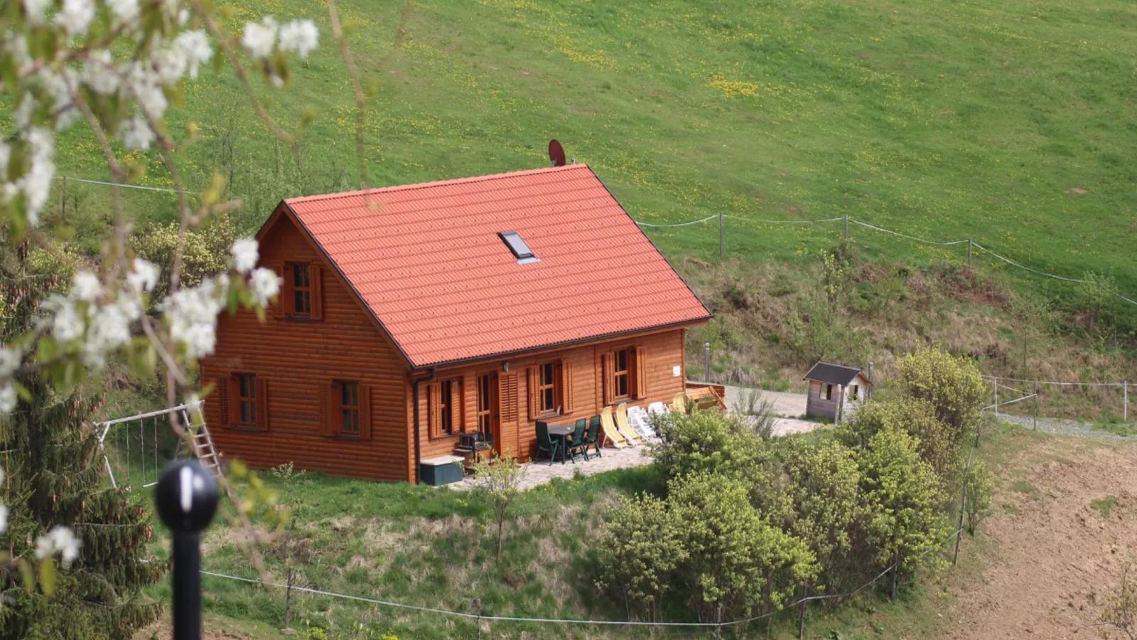 Sternenchalet-Außenbereich Sommer