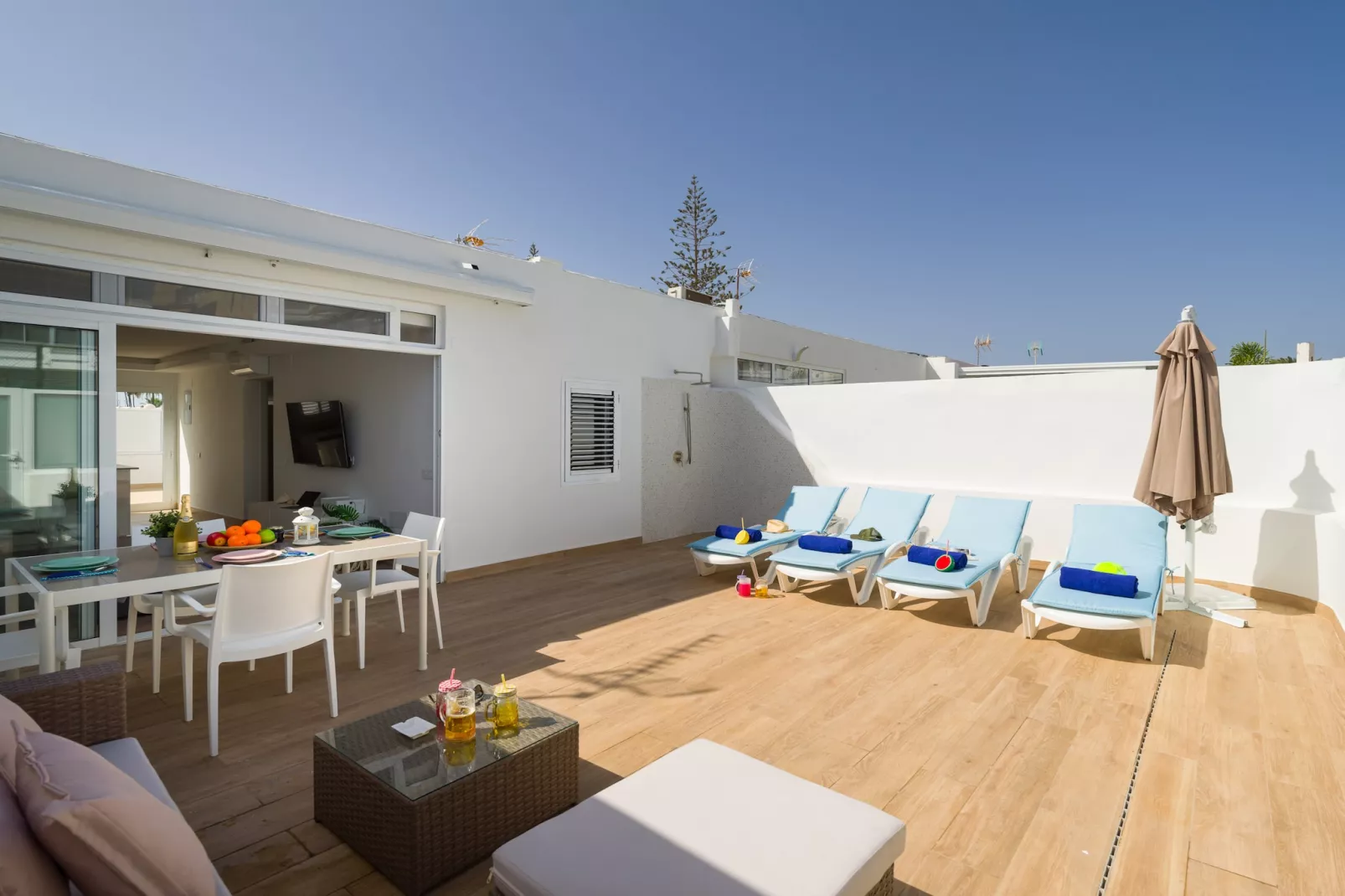 SEASIDE HOME PLAYA DEL INGLES-Terrasse