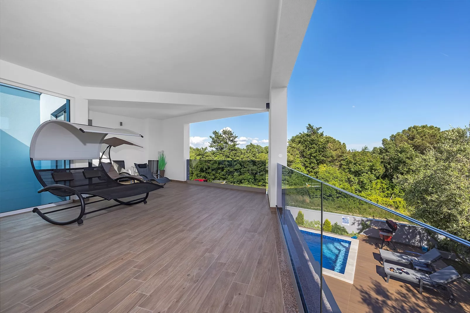 Villa Pinus-Terrace balcony