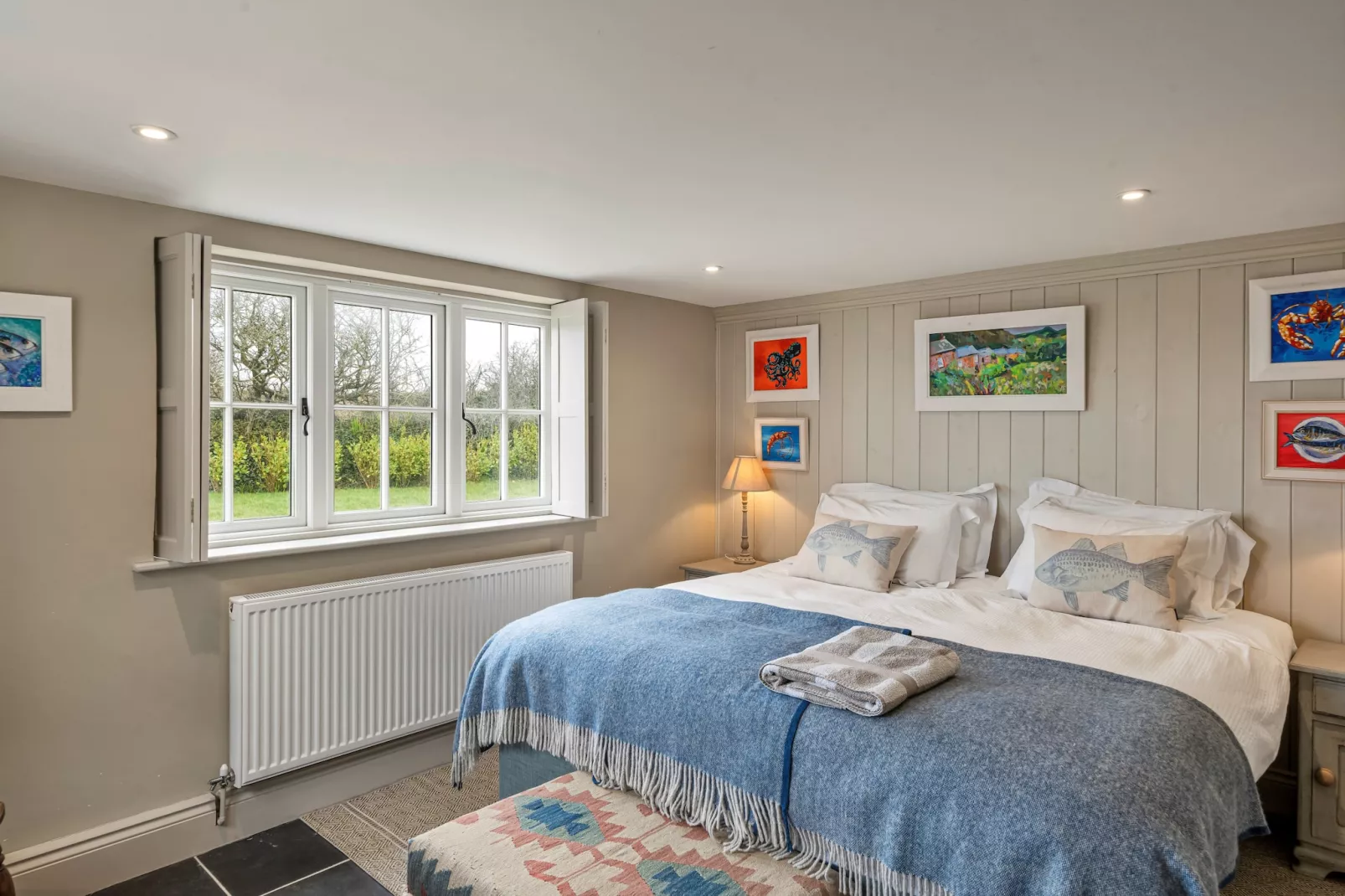 St Eval School House-Bedroom
