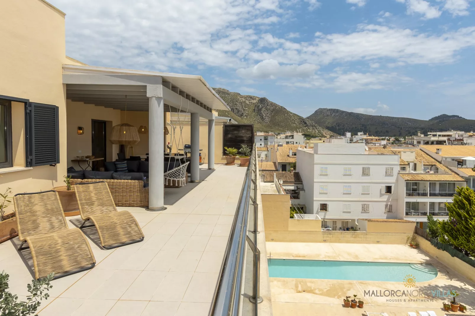 Cala Ventura Espectacular Ático con Vistas-Terrace balcony