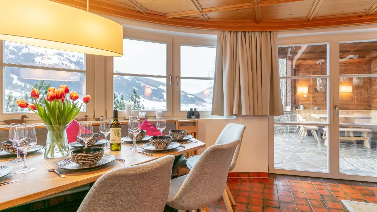 Kitzbüheler-Alpen Chalet-Esszimmer