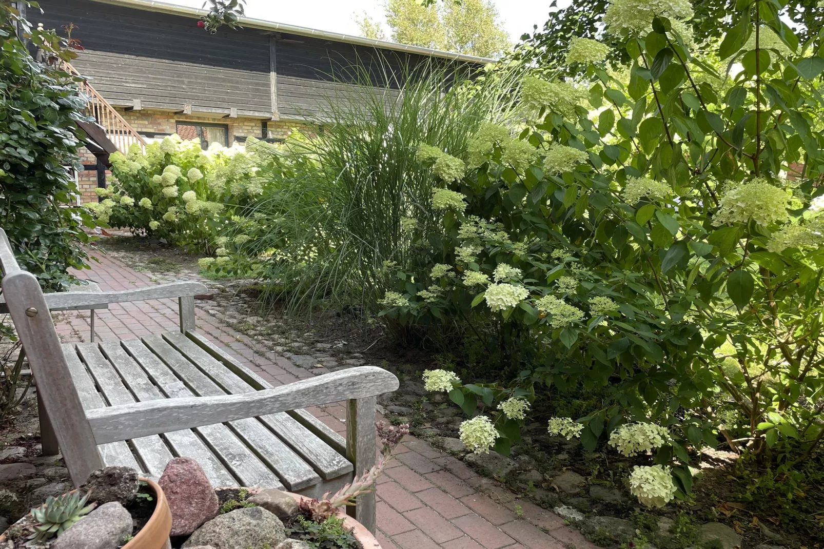 Gepflegte HofWohnung 2-Gärten Sommer