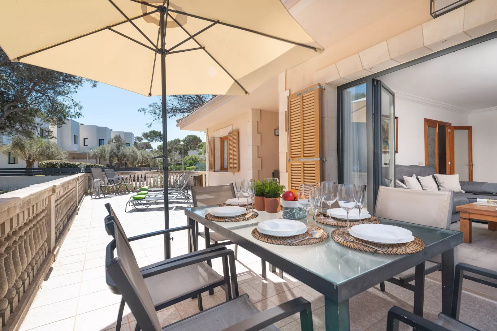 Villa Canta-Terrassenbalkon