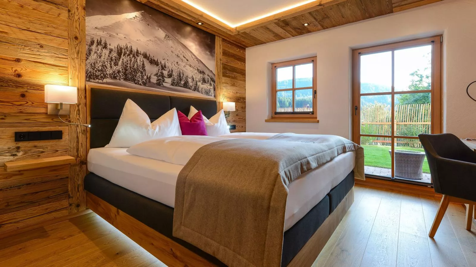 Gamslodge-Schlafzimmer