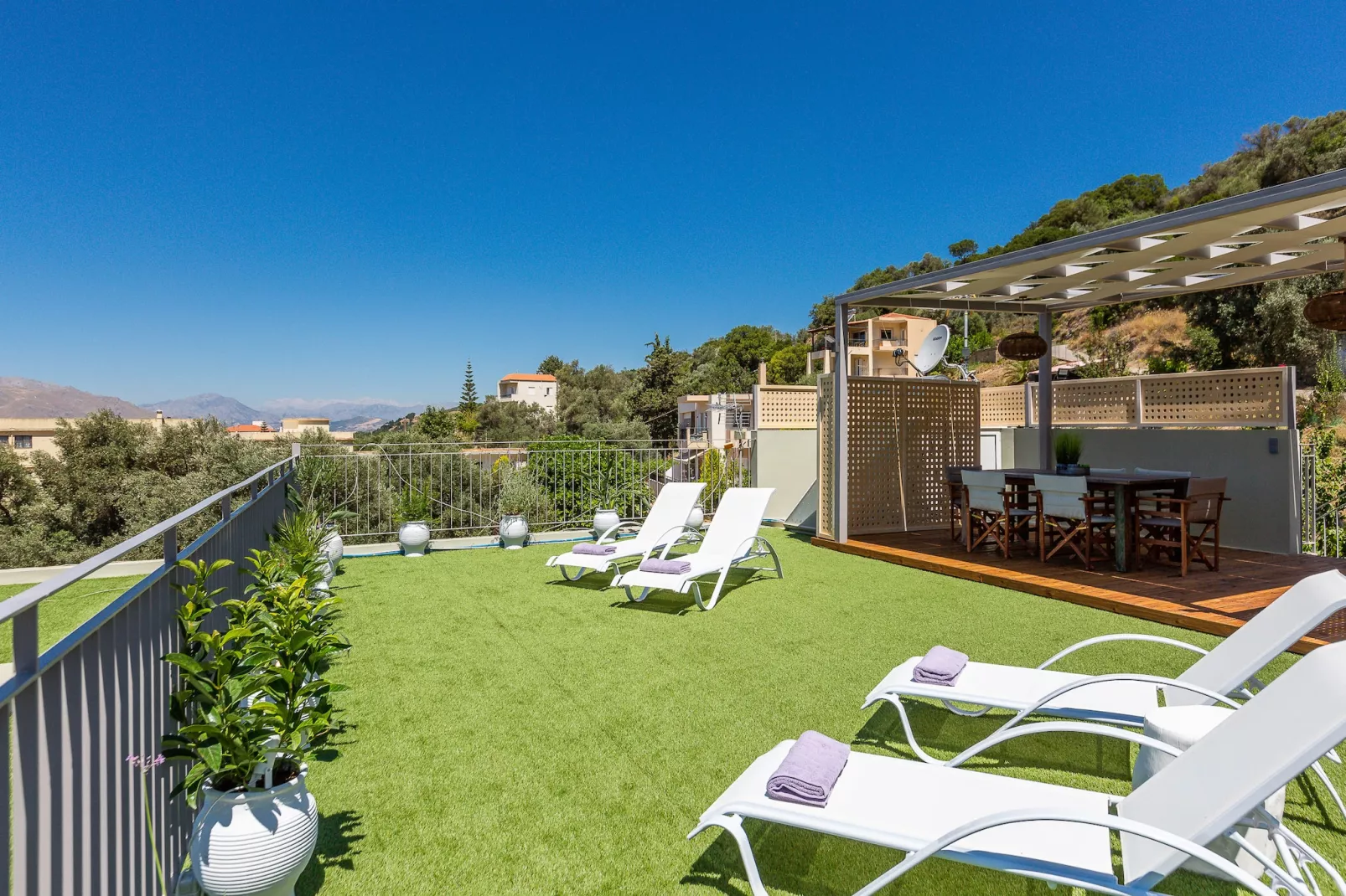Stefanakos House-Terrasse