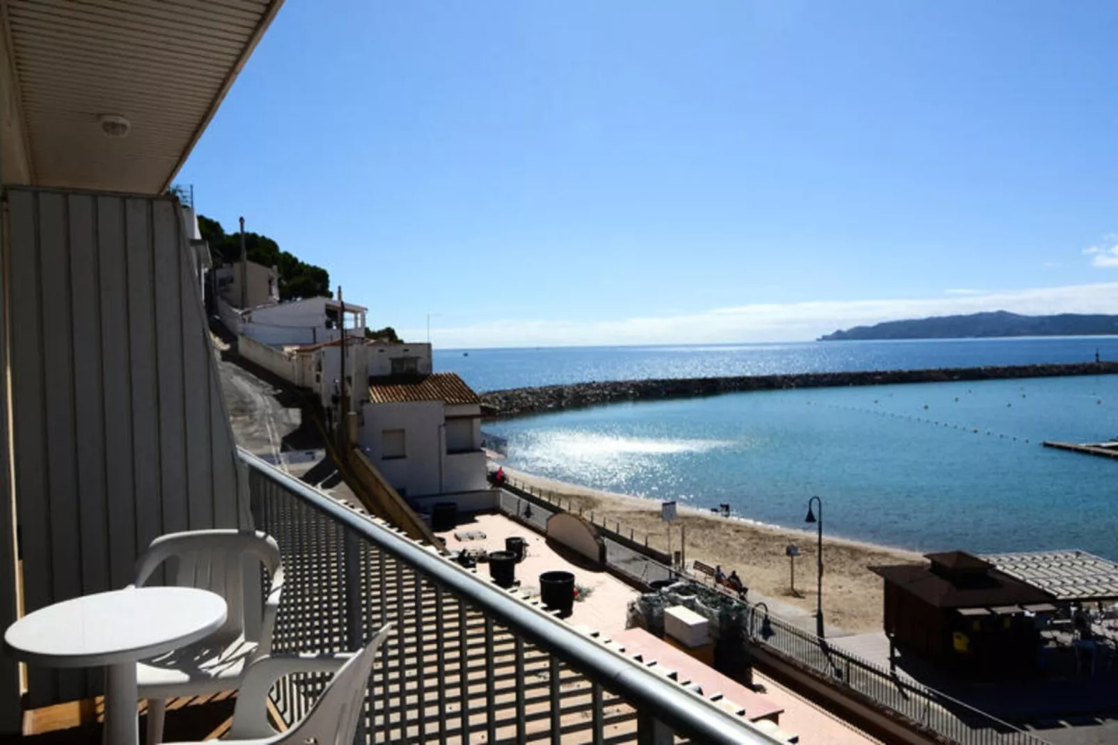 Studio à L'Estartit-Terrassenbalkon