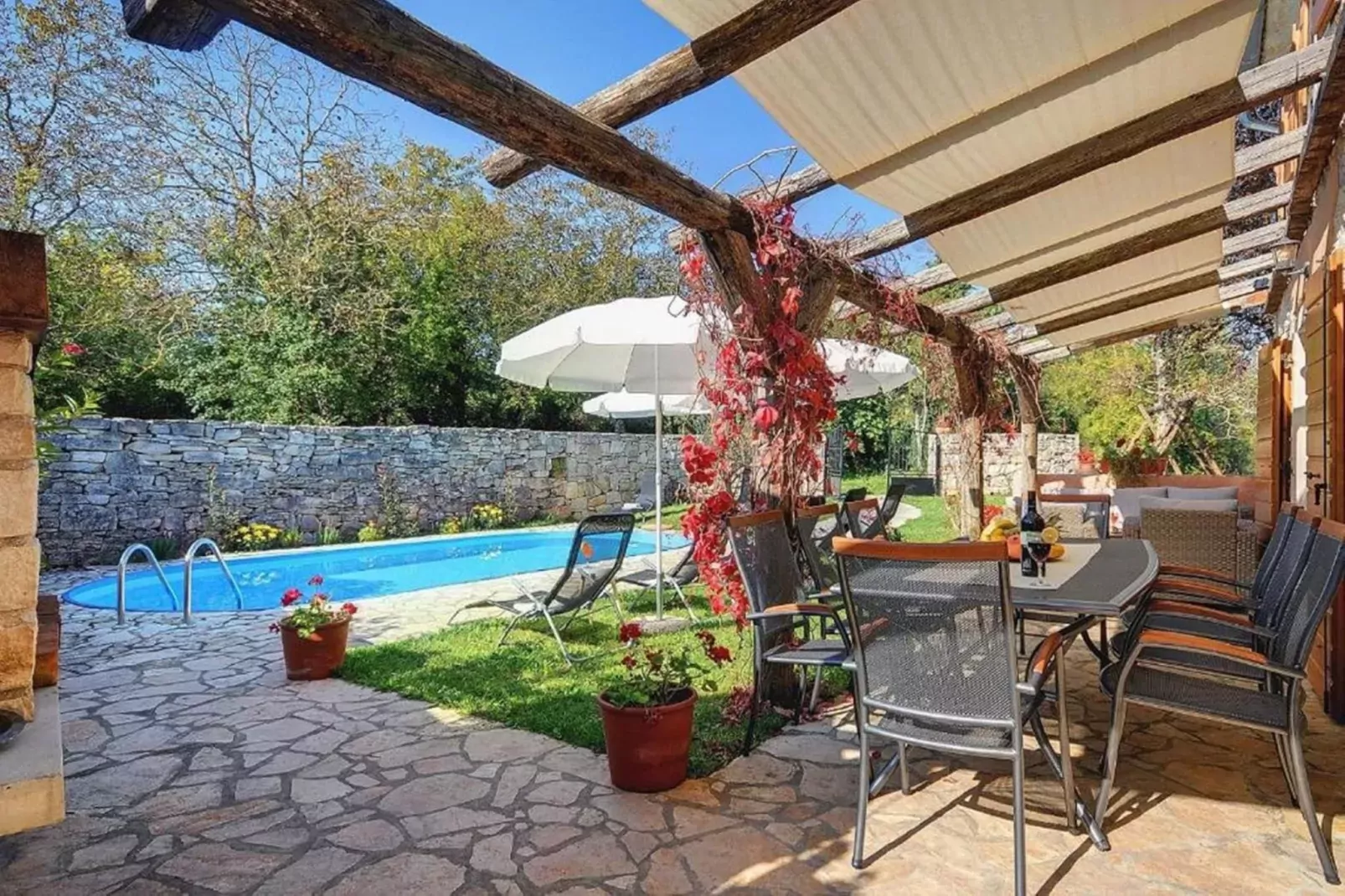 Villa Katherine with Pool and Game Room-Terrace balcony