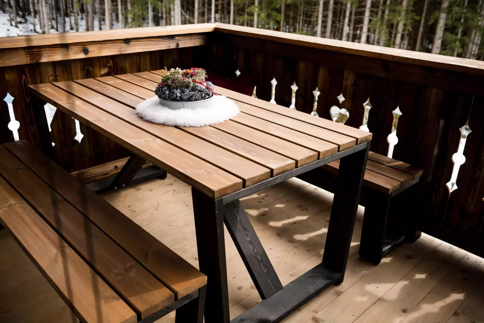 Nationalpark Chalet Blessachkopf-Balcon-terrasse