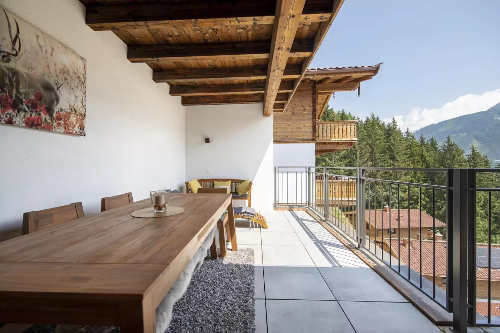 Nationalpark Chalet Zollspitze-Balcon-terrasse