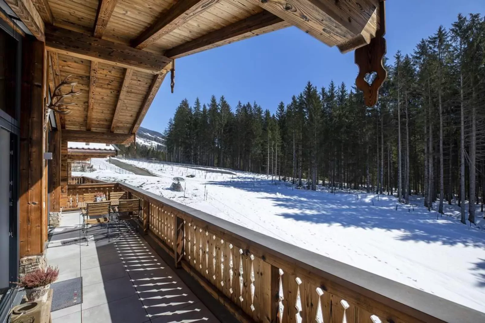Nationalpark Chalet Keeseck-View in winter