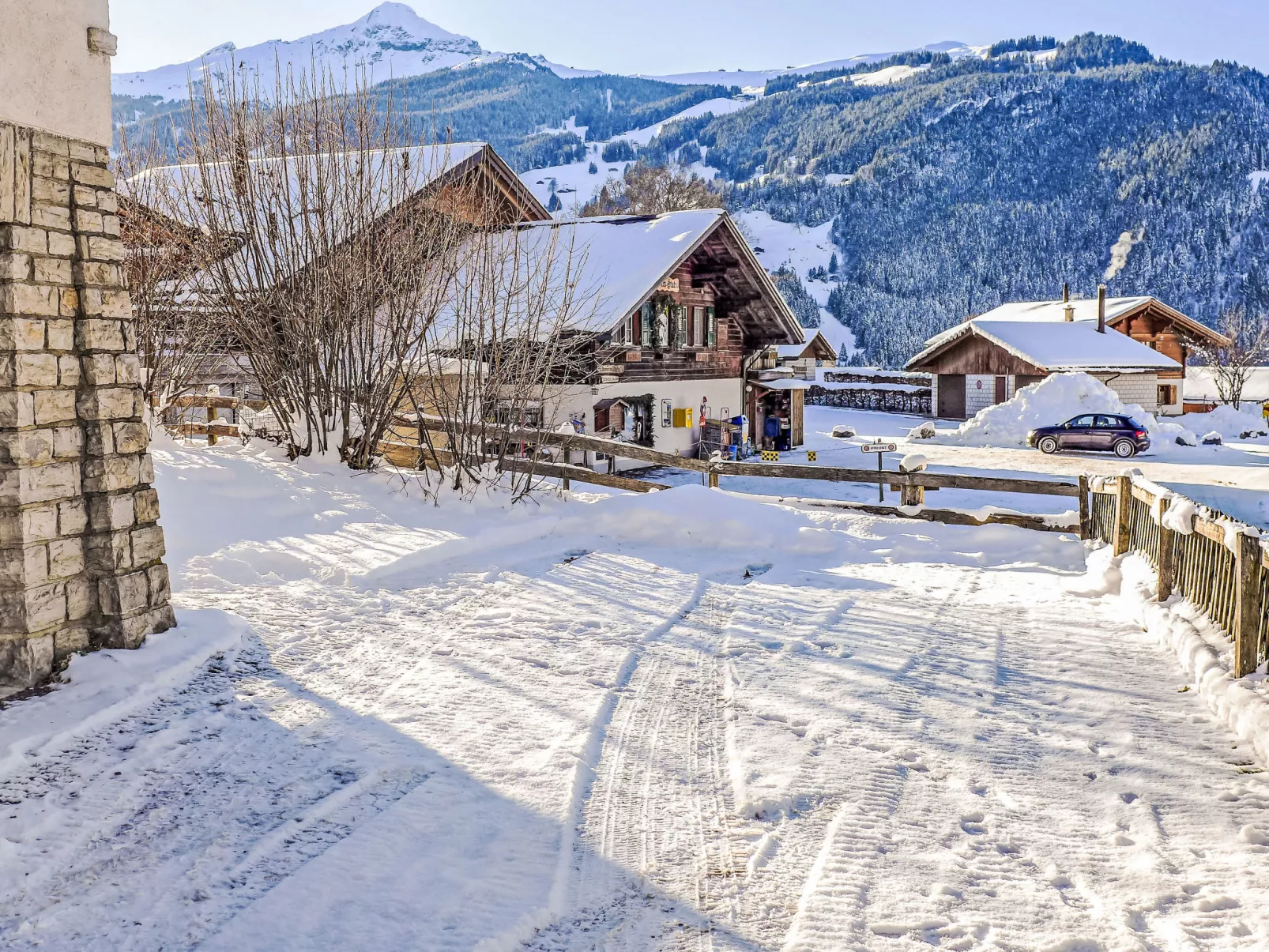 Chalet Jolimont-Draußen