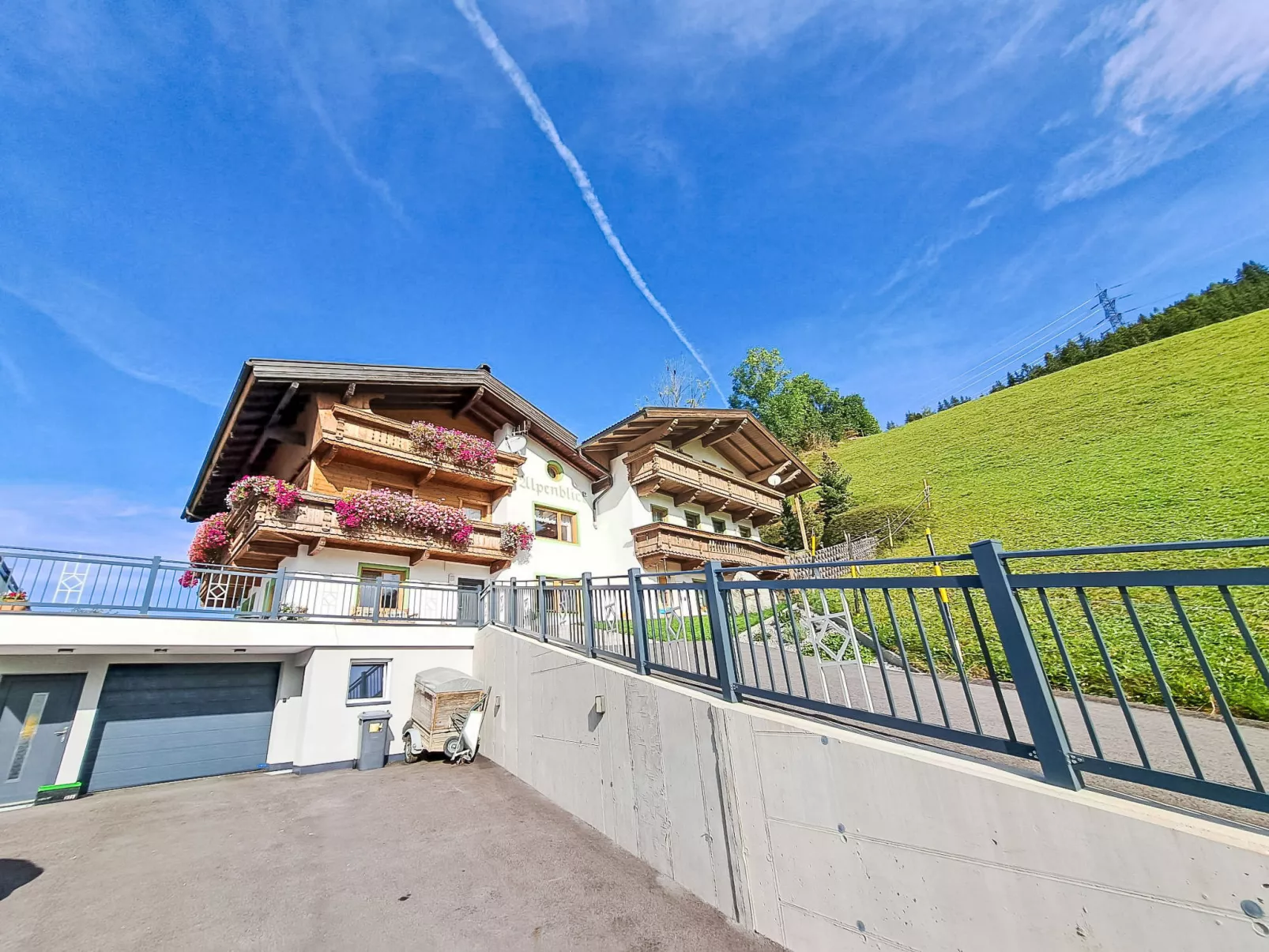 Alpenblick-Draußen